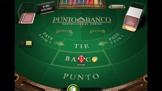 Бонусная игра Punto Banco Professional Series 2