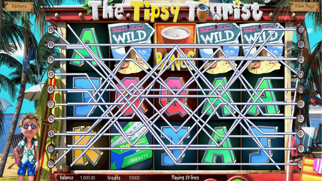 Игровой интерфейс The Tipsy Tourist 1