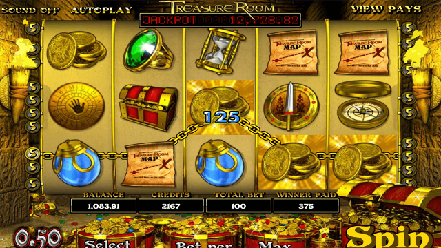 Игровой интерфейс Treasure Room 10