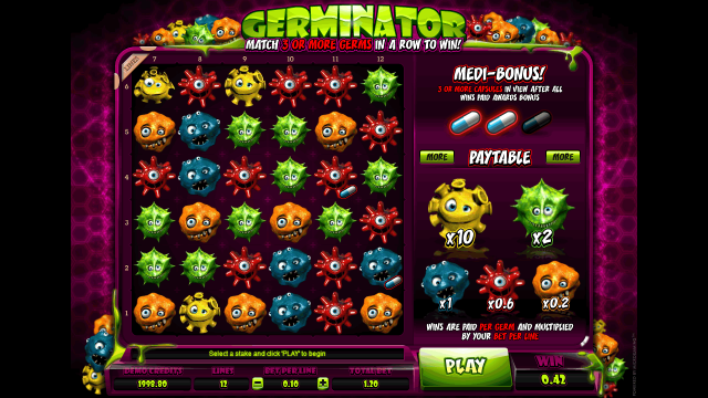 Игровой интерфейс Germinator 3