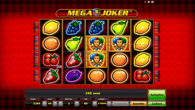 Бонусная игра Mega Joker 5
